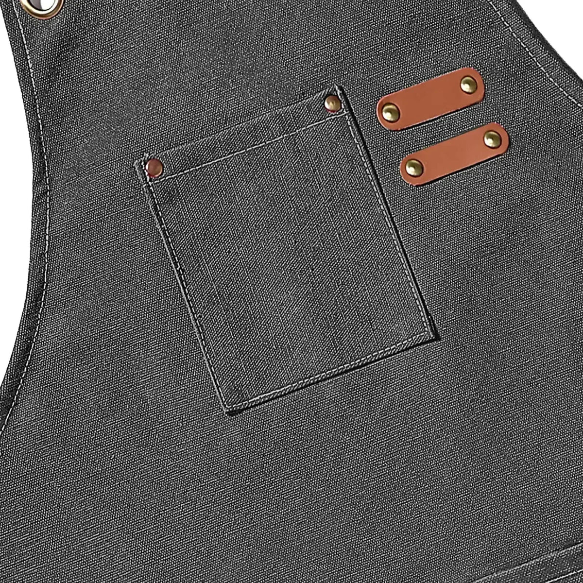 ProWear Premium Canvas Kitchen Apron – Heavy-Duty Unisex Chef, Barista & Workwear Utility Apron with Adjustable Straps