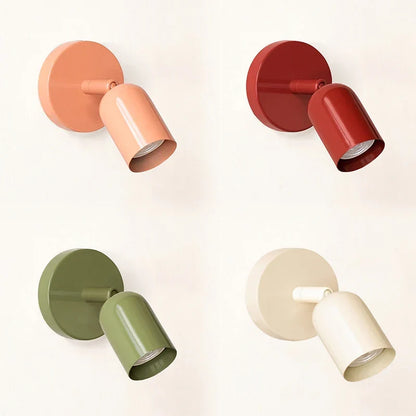 NordicLuxe Macaron LED Wall Light – Modern Minimalist Aluminum Wall Sconce, Warm or Cool White, Bedroom & Hallway Lamp