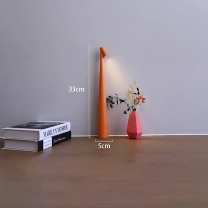 Glowora Rechargeable LED Table Lamp – Cordless Touch Dimmable Bedside Lamp, Portable Desk Light