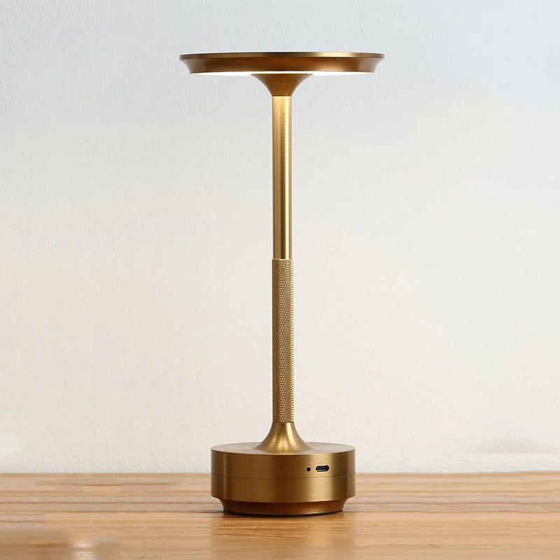Rechargeable Cordless LED Table Lamp – Touch-Control Dimmable Mushroom Desk Light with USB Charging for Bedroom & Dining