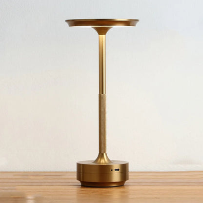 Rechargeable Cordless LED Table Lamp – Touch-Control Dimmable Mushroom Desk Light with USB Charging for Bedroom & Dining