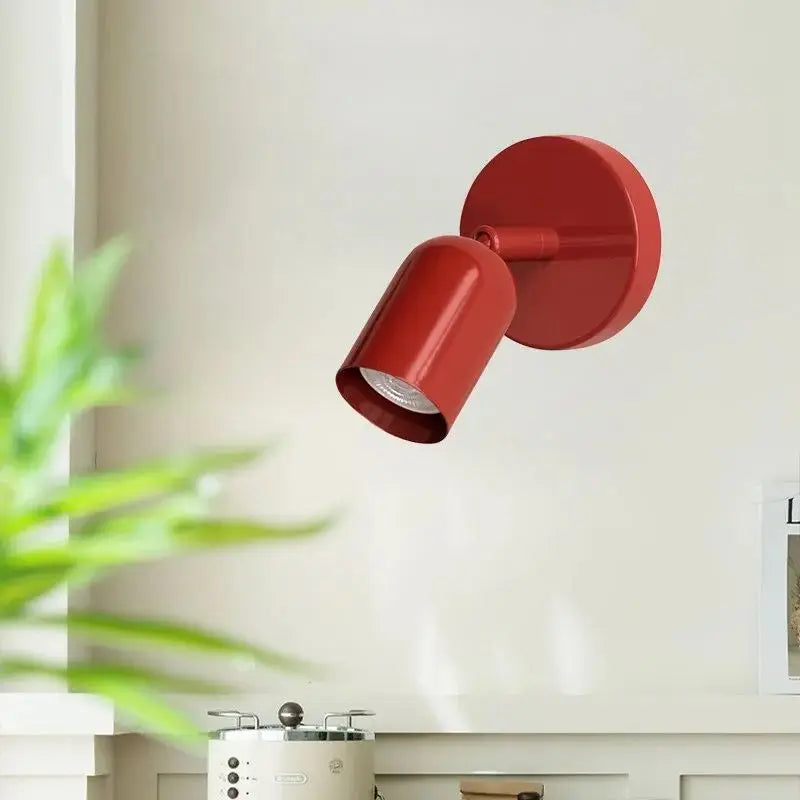 NordicLuxe Macaron LED Wall Light – Modern Minimalist Aluminum Wall Sconce, Warm or Cool White, Bedroom & Hallway Lamp