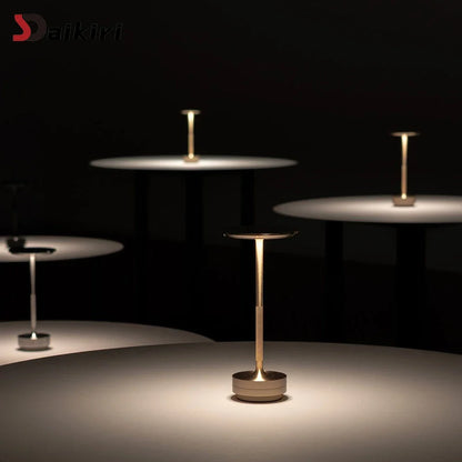 Rechargeable Cordless LED Table Lamp – Touch-Control Dimmable Mushroom Desk Light with USB Charging for Bedroom & Dining