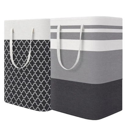 Lauva 75L Waterproof Foldable Laundry Hamper – Large Fabric Clothes Basket with Sturdy Handles for Laundry, Toys & Storage
