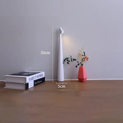 Glowora Rechargeable LED Table Lamp – Cordless Touch Dimmable Bedside Lamp, Portable Desk Light