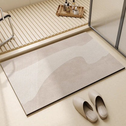 Super Absorbent Quick-Dry Bath Mat – Non-Slip Rubber Backed Bathroom Rug, Soft Washable Shower Mat