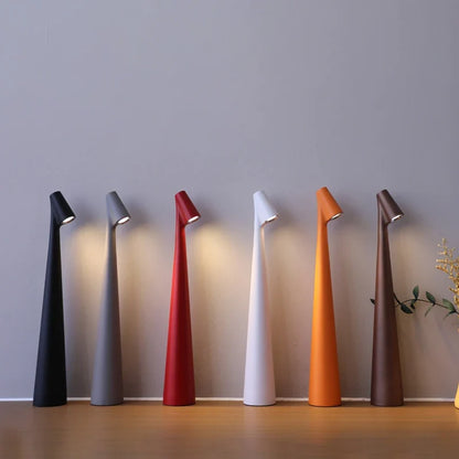 Glowora Rechargeable LED Table Lamp – Cordless Touch Dimmable Bedside Lamp, Portable Desk Light