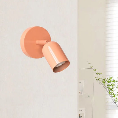 NordicLuxe Macaron LED Wall Light – Modern Minimalist Aluminum Wall Sconce, Warm or Cool White, Bedroom & Hallway Lamp