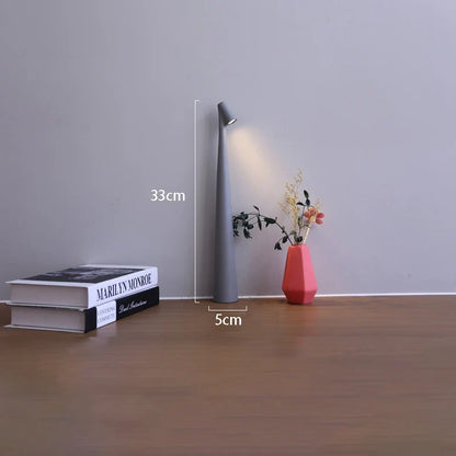 Glowora Rechargeable LED Table Lamp – Cordless Touch Dimmable Bedside Lamp, Portable Desk Light