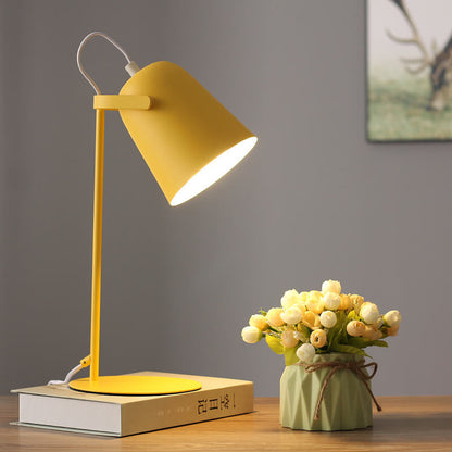 Nordic Metal LED Desk Lamp – Minimalist Eye-Friendly Reading & Study Light for Home Office and Bedroom