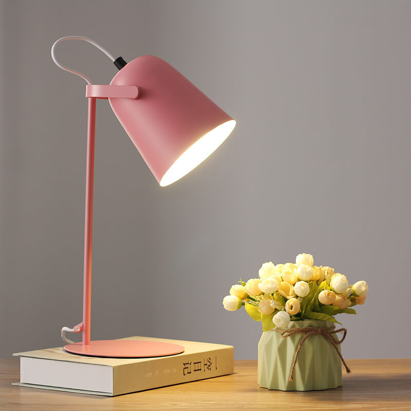 Nordic Metal LED Desk Lamp – Minimalist Eye-Friendly Reading & Study Light for Home Office and Bedroom