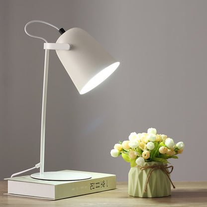 Nordic Metal LED Desk Lamp – Minimalist Eye-Friendly Reading & Study Light for Home Office and Bedroom