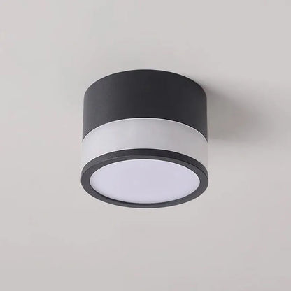 Nordic Surface-Mounted LED Downlight – 9W or 15W Slim Round Ceiling Spotlight, Warm or Cool White for Hallway & Bedroom