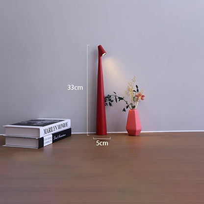 Glowora Rechargeable LED Table Lamp – Cordless Touch Dimmable Bedside Lamp, Portable Desk Light