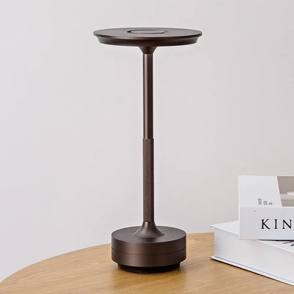Rechargeable Cordless LED Table Lamp – Touch-Control Dimmable Mushroom Desk Light with USB Charging for Bedroom & Dining