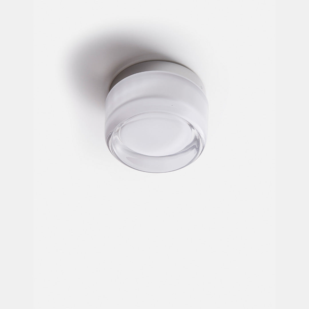 Solaria Modern LED Wall Sconce – Metal & Glass Wall Light with Adjustable 3000K to 6000K Color in White, Smoke Grey or Amber
