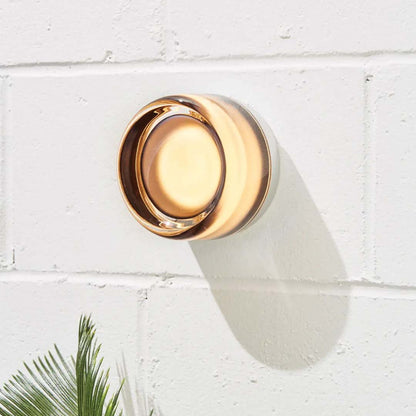 Solaria Modern LED Wall Sconce – Metal & Glass Wall Light with Adjustable 3000K to 6000K Color in White, Smoke Grey or Amber