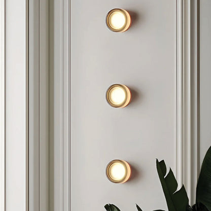 Solaria Modern LED Wall Sconce – Metal & Glass Wall Light with Adjustable 3000K to 6000K Color in White, Smoke Grey or Amber