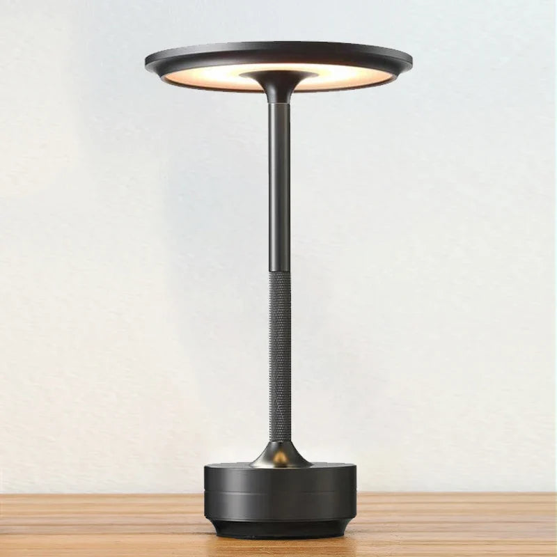 Rechargeable Cordless LED Table Lamp – Touch-Control Dimmable Mushroom Desk Light with USB Charging for Bedroom & Dining
