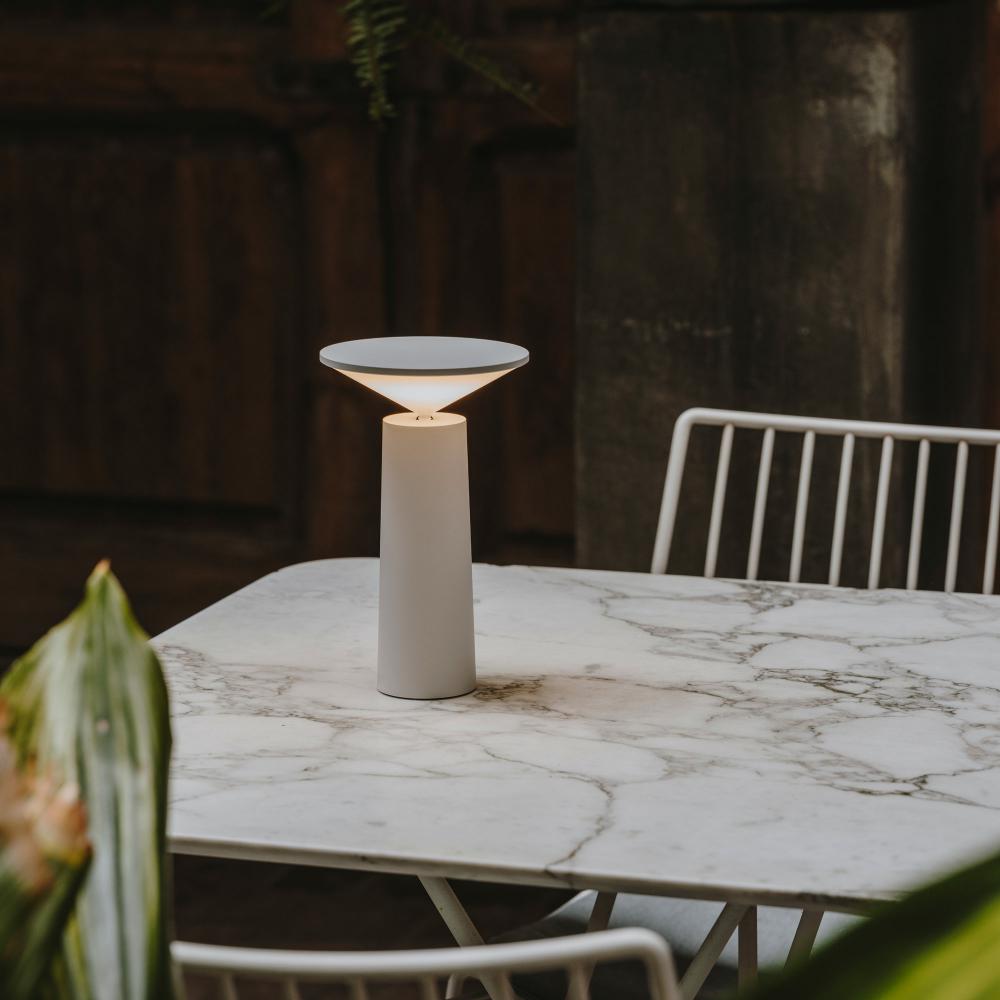 Aurora Cone Dimmable Table Lamp – Modern Designer Desk Lamp with 360° Rotating Tilting Shade for Bedroom & Home Office