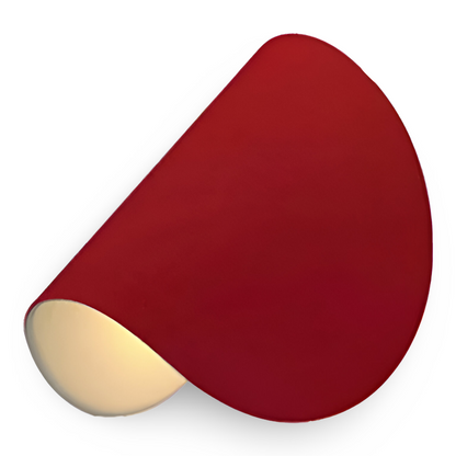 Twist Adjustable LED Wall Light – Modern Geometric Rotating Metal Wall Lamp in Black, White, Blue or Red for Bedside Reading