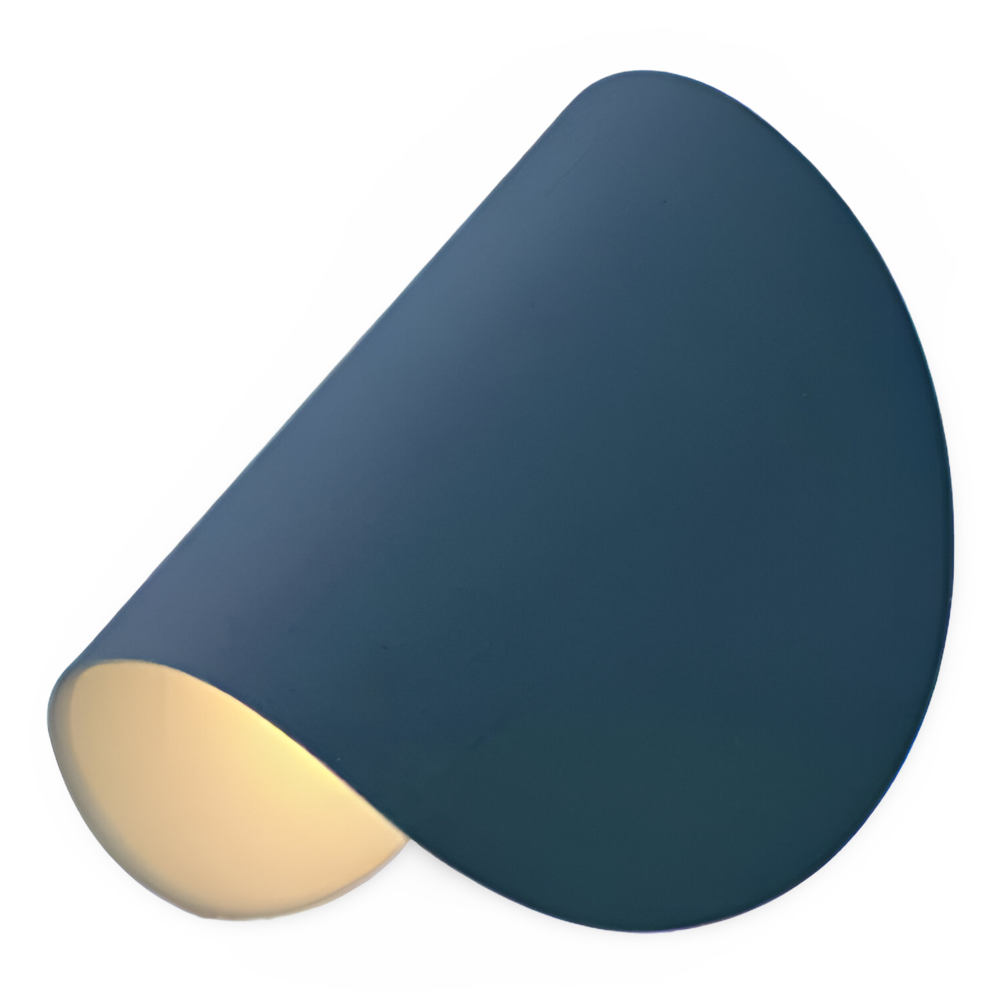 Twist Adjustable LED Wall Light – Modern Geometric Rotating Metal Wall Lamp in Black, White, Blue or Red for Bedside Reading