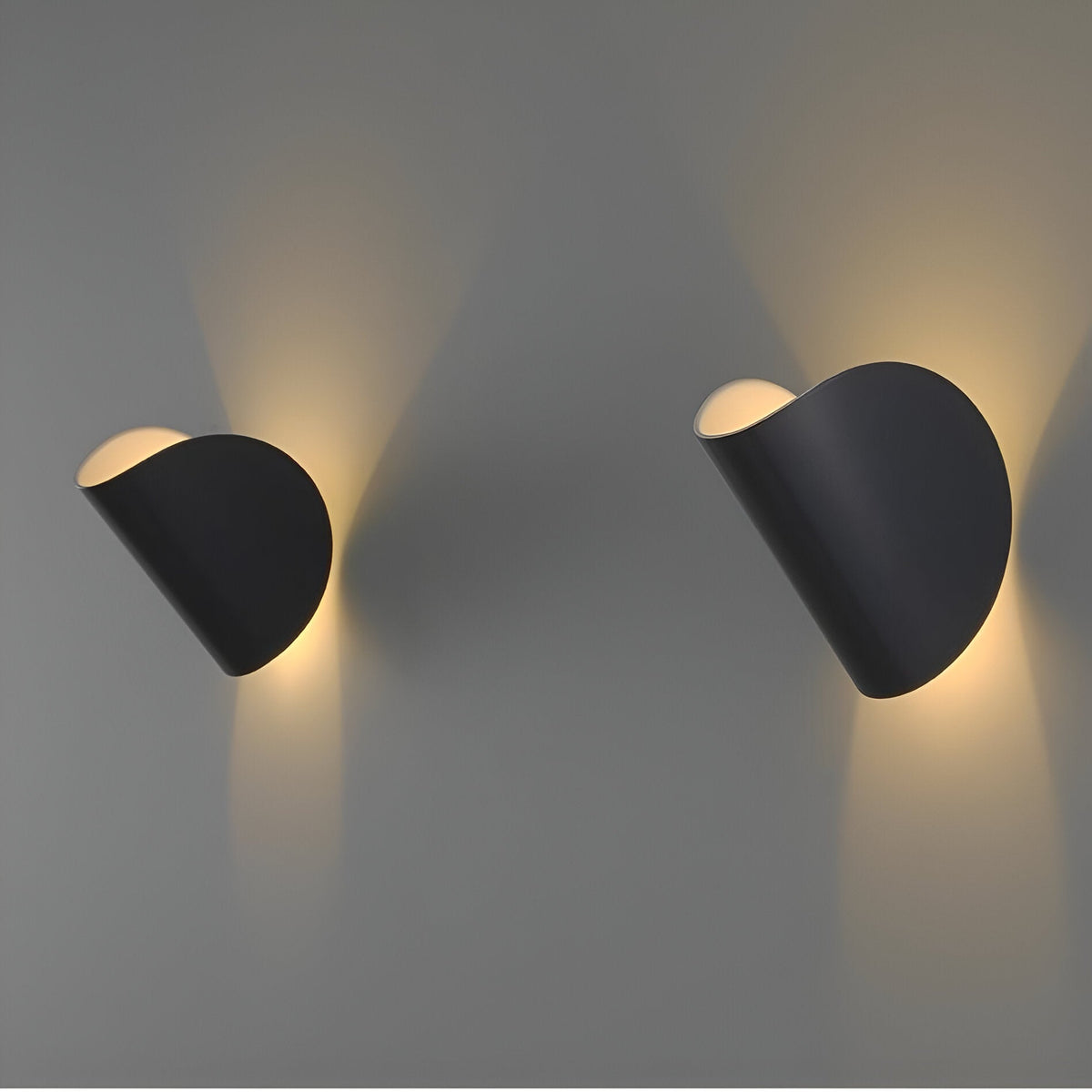 Twist Adjustable LED Wall Light – Modern Geometric Rotating Metal Wall Lamp in Black, White, Blue or Red for Bedside Reading