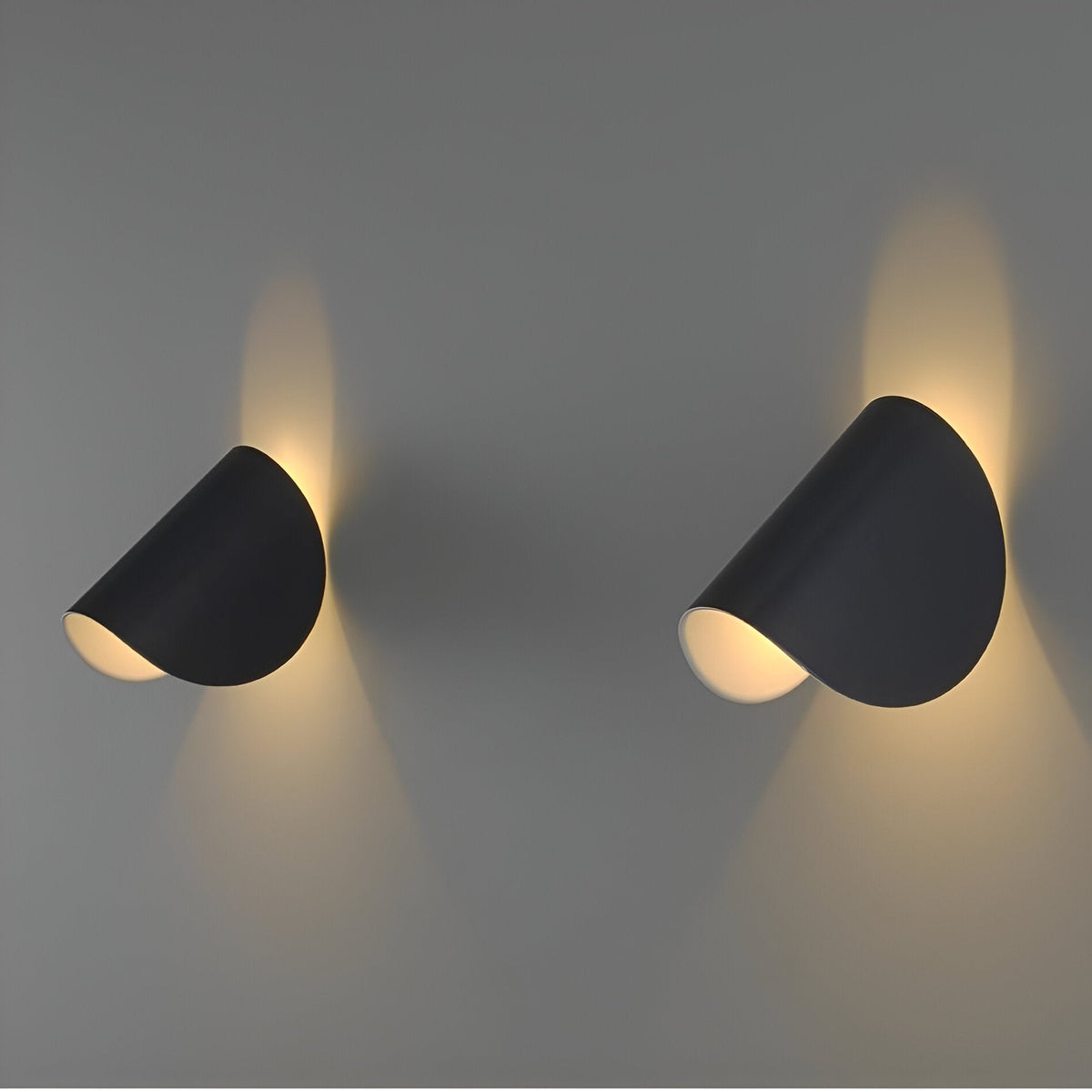 Twist Adjustable LED Wall Light – Modern Geometric Rotating Metal Wall Lamp in Black, White, Blue or Red for Bedside Reading