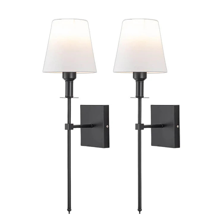 Rechargeable Wireless Wall Lights 2-Pack – Cordless No-Wiring Wall Sconces with 3 Light Colors, Rental-Friendly Easy Install