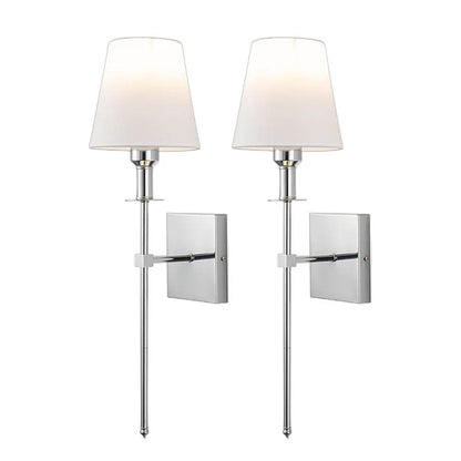 Rechargeable Wireless Wall Lights 2-Pack – Cordless No-Wiring Wall Sconces with 3 Light Colors, Rental-Friendly Easy Install