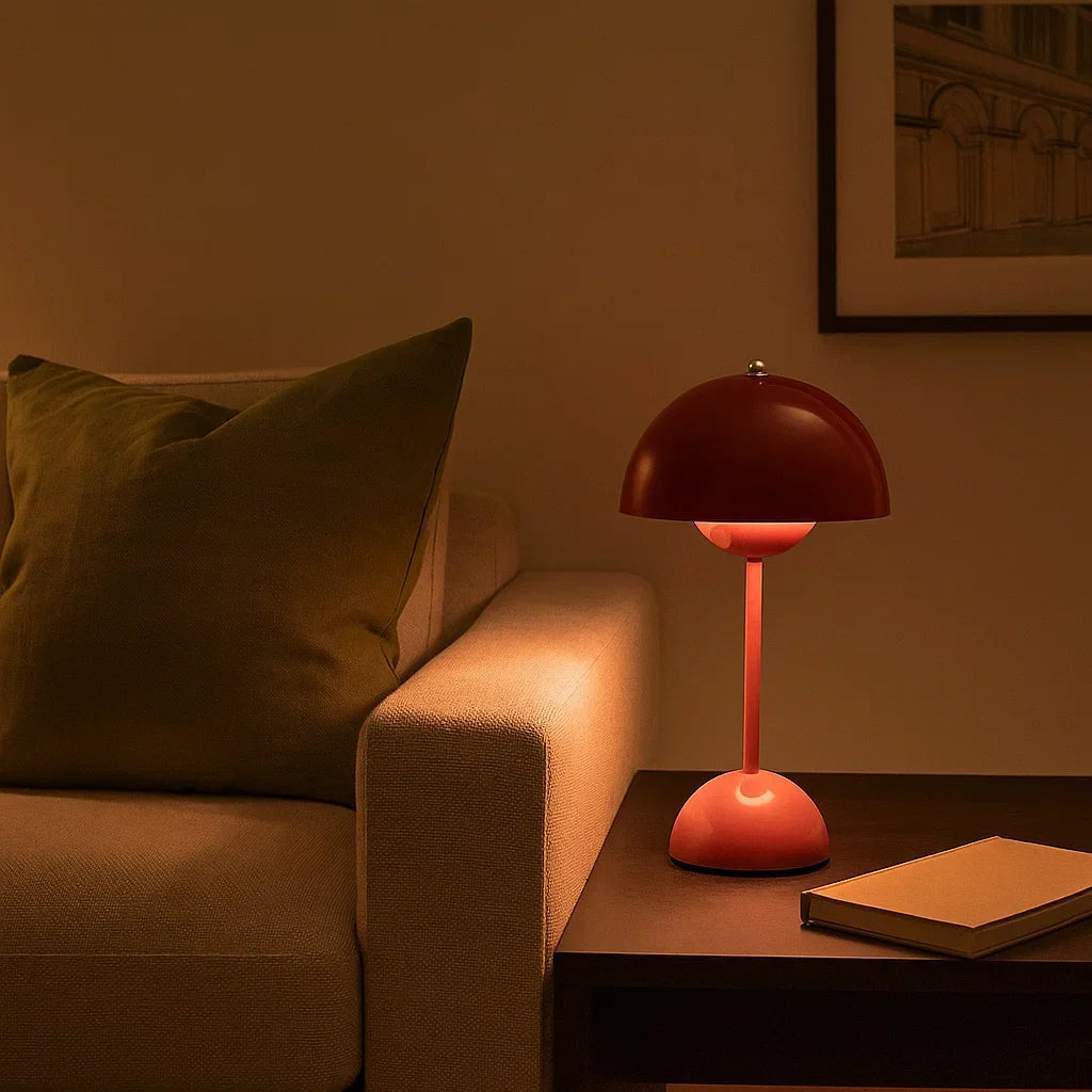Modern Touch Table Lamp – Scandinavian Dimmable Bedside Lamp with Easy Touch Control for Bedroom, Living Room & Office