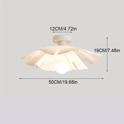 Petal Flower Semi-Flush Ceiling Light – Modern Floral Lamp for Bedroom, Nursery & Hallway, 33, 40 or 50 cm