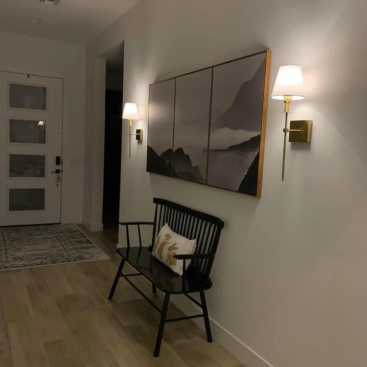 Rechargeable Wireless Wall Lights 2-Pack – Cordless No-Wiring Wall Sconces with 3 Light Colors, Rental-Friendly Easy Install