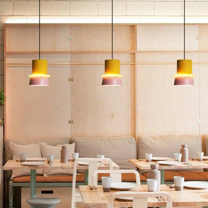 Chico Pastel LED Pendant Lamp – Playful Nordic Colorful Hanging Light with Warm White Glow, 10 Styles for Kitchen & Kids Room