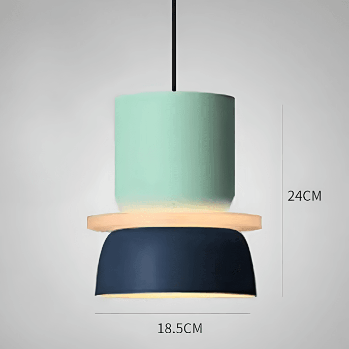 Chico Pastel LED Pendant Lamp – Playful Nordic Colorful Hanging Light with Warm White Glow, 10 Styles for Kitchen & Kids Room
