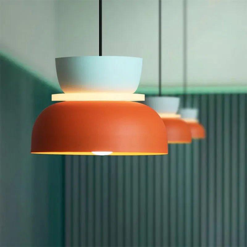 Chico Pastel LED Pendant Lamp – Playful Nordic Colorful Hanging Light with Warm White Glow, 10 Styles for Kitchen & Kids Room