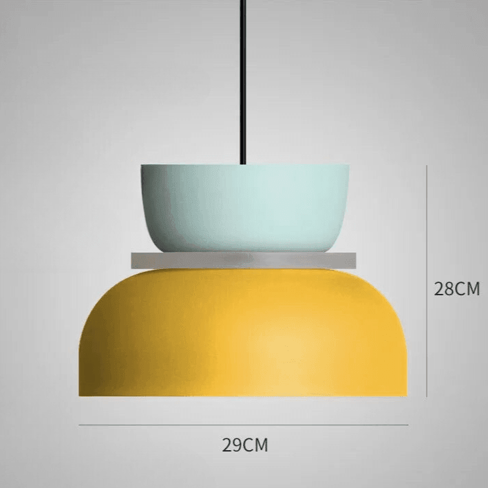 Chico Pastel LED Pendant Lamp – Playful Nordic Colorful Hanging Light with Warm White Glow, 10 Styles for Kitchen & Kids Room