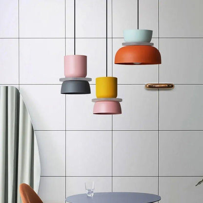 Chico Pastel LED Pendant Lamp – Playful Nordic Colorful Hanging Light with Warm White Glow, 10 Styles for Kitchen & Kids Room