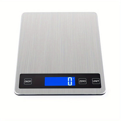 15kg Digital Kitchen Scale – USB Rechargeable Precision Food Scale with 1g Accuracy, Tare & Unit Conversion for Baking & Cooking