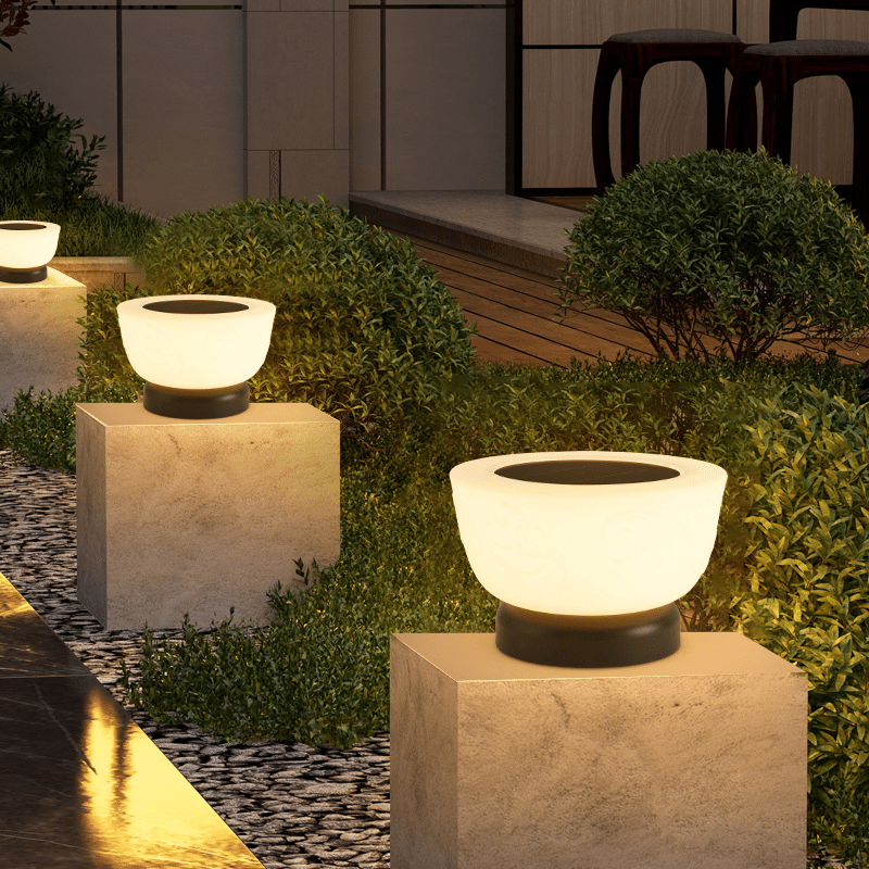 Solar LED Pathway Lamp – Dusk to Dawn 3000K Warm Outdoor Landing Light for Walkways, Garden & Driveway, 30 cm