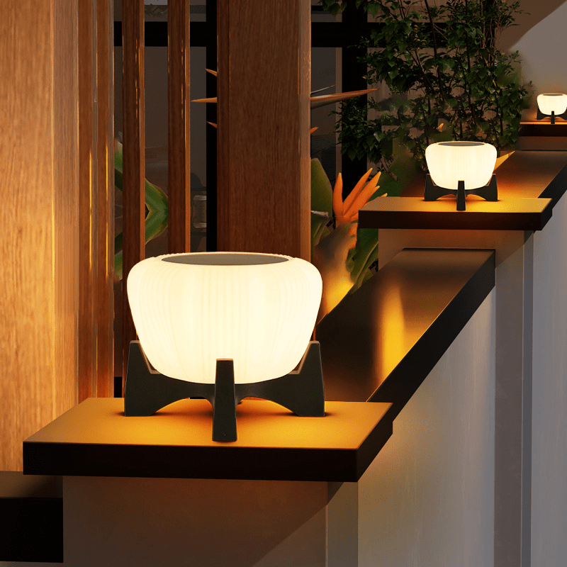 Solar LED Pathway Lamp – Dusk to Dawn 3000K Warm Outdoor Landing Light for Walkways, Garden & Driveway, 30 cm
