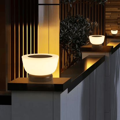 Solar LED Pathway Lamp – Dusk to Dawn 3000K Warm Outdoor Landing Light for Walkways, Garden & Driveway, 30 cm