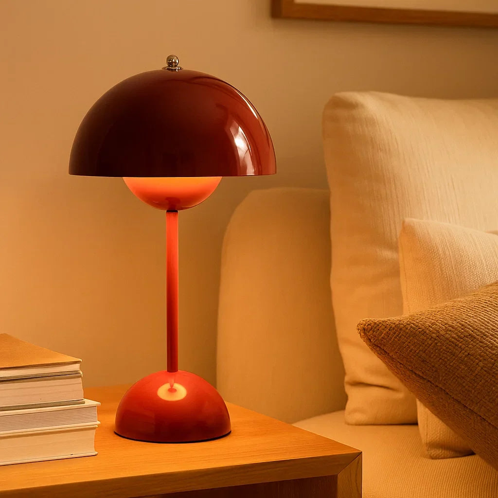 Modern Touch Table Lamp – Scandinavian Dimmable Bedside Lamp with Easy Touch Control for Bedroom, Living Room & Office